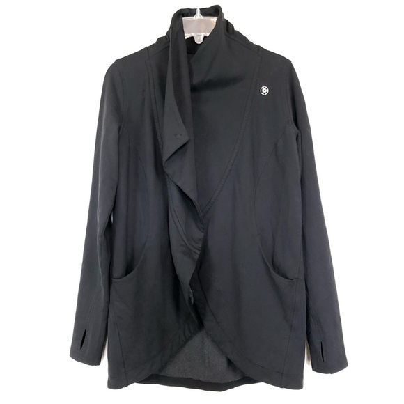 Lululemon That’s a Wrap Open Front Jacket Cardigan Black size 6 - Picture 8 of 14